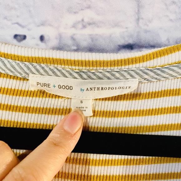 Anthro pure + good ribbed Henley dress - Picture 5 of 6